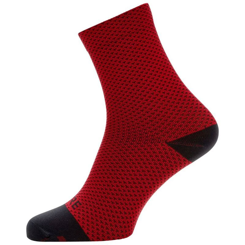 GORE C3 Dot Mid Socks red/black zokni